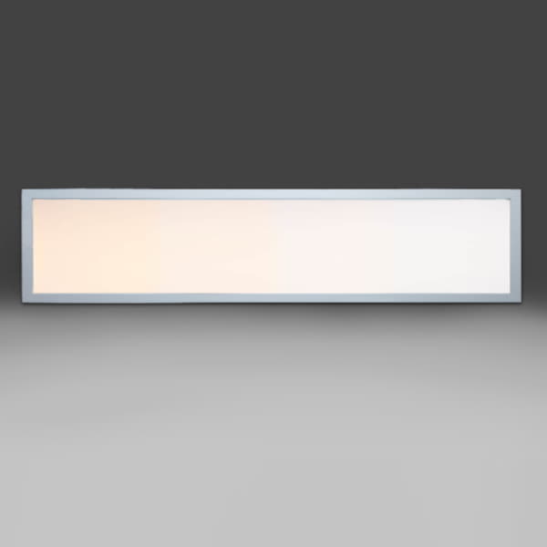 L - LED-Panel, 120 x 30 cm, 40 W, ab 4000 Lumen, CCT-Version - mit Fernbedienung - weiß