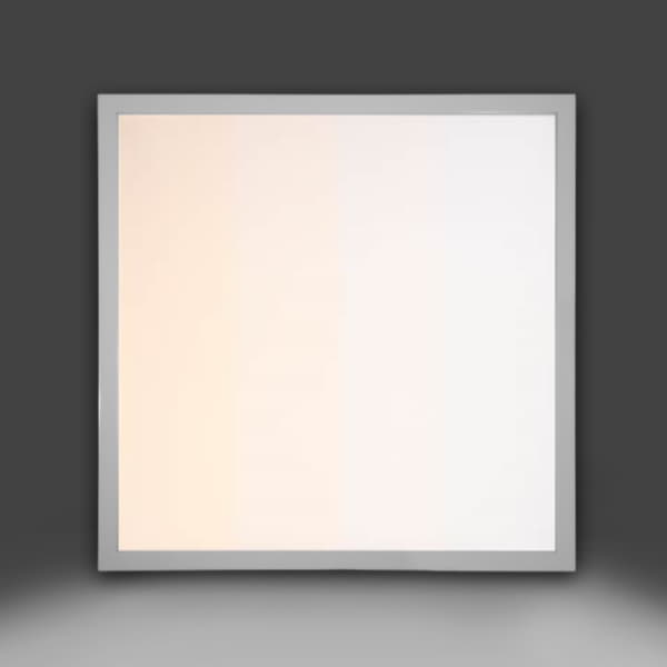 L - LED-Panel, 62 x 62 cm, 40 W, ab 4000 Lumen, CCT-Version - mit Fernbedienung - weiß