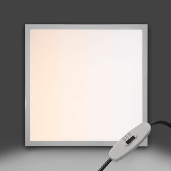 LED-Panel, 60 x 60 cm, 40 W, ab 4200 Lumen, 3000K, 4000K und 5000K über DIP-Schalter einstellbar DALI dimmbar