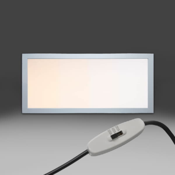 LED-Panel, 120 x 60 cm, 60 W, ab 6400 Lumen, 3000K, 4000K und 5000K über DIP-Schalter einstellbar 1-10V dimmbar - UGR<19