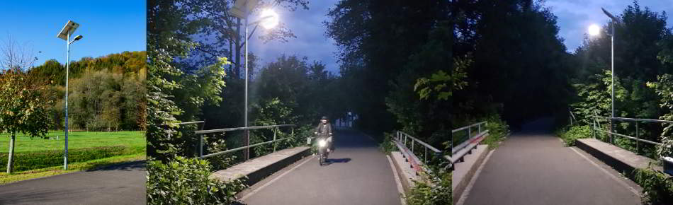 WSH Lichtkonzept Radweg Radschnellweg