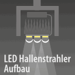 Aufbau eines LED Hallenstrahlers