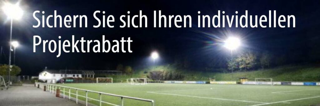 wsh Sportbeleuchtung Projektrabatt